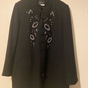 Black Beaded Blazer